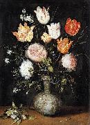 Jan Breughel Still-Life of Flowers oil on canvas
